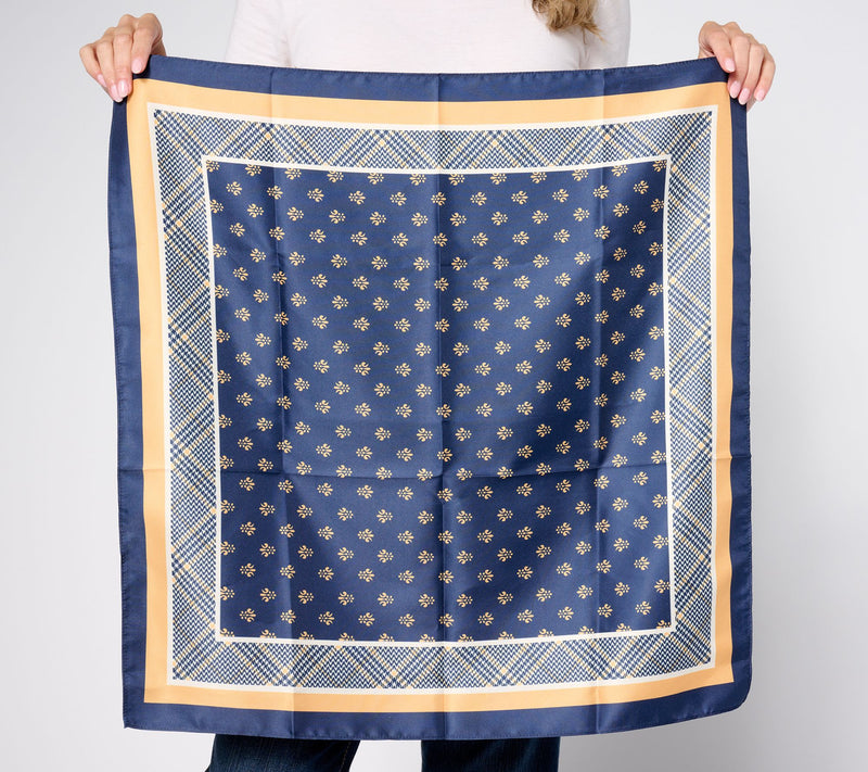 Denim & Co. Heritage Printed Twill Scarf — View 2