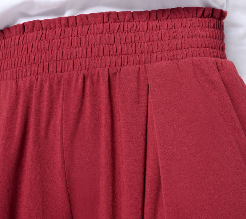 AnyBody Regular Cozy Knit Pleat Detail Joggers with Smocked Waist — View 13