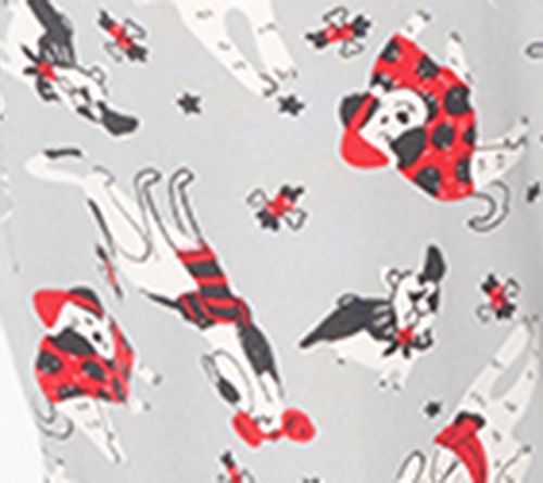 AnyBody Tall Lush Jersey Solid Top and Printed Joggers Sleep Set — View 19