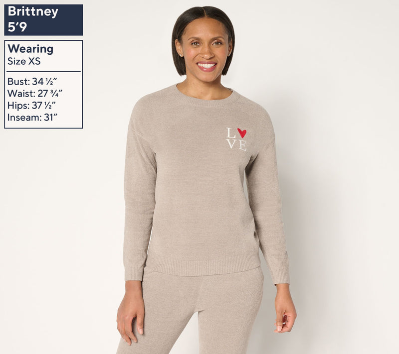 Barefoot Dreams CozyChic Ultra Lite Love Pullover — View 8