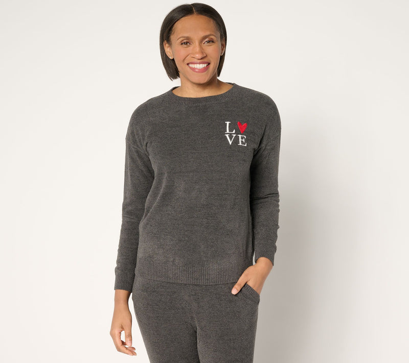 Barefoot Dreams CozyChic Ultra Lite Love Pullover — Main view