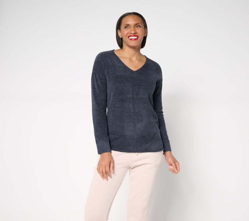 Barefoot Dreams CozyChic Ultra Lite V-Neck Tunic — View 5