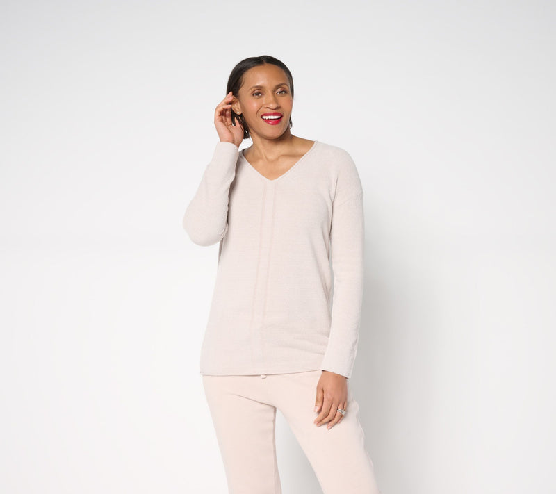 Barefoot Dreams CozyChic Ultra Lite V-Neck Tunic — View 9