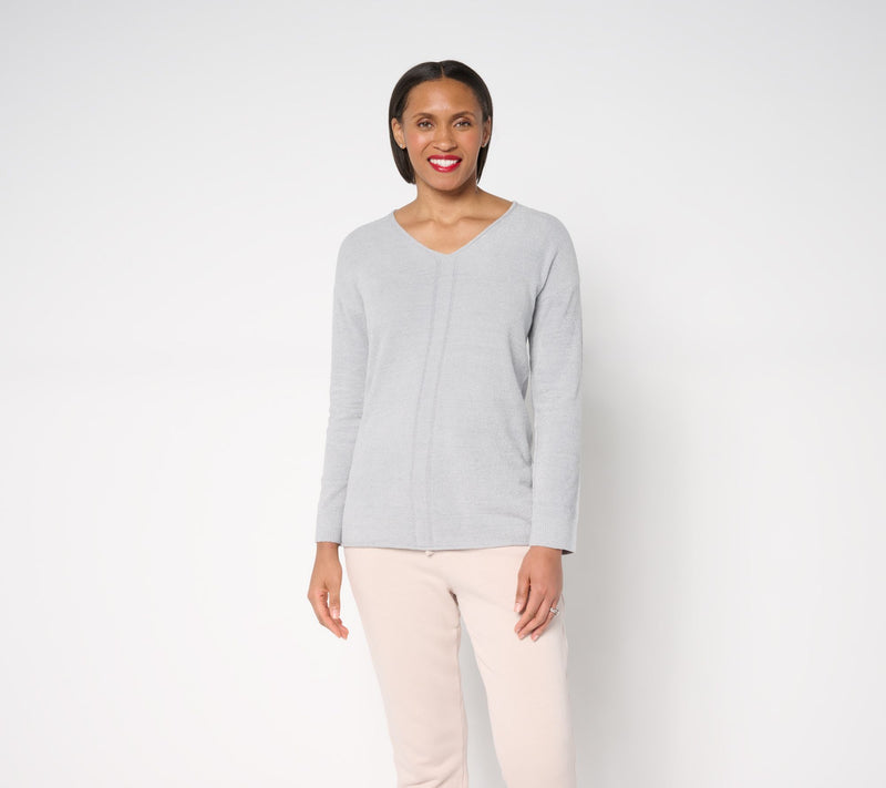 Barefoot Dreams CozyChic Ultra Lite V-Neck Tunic — View 11