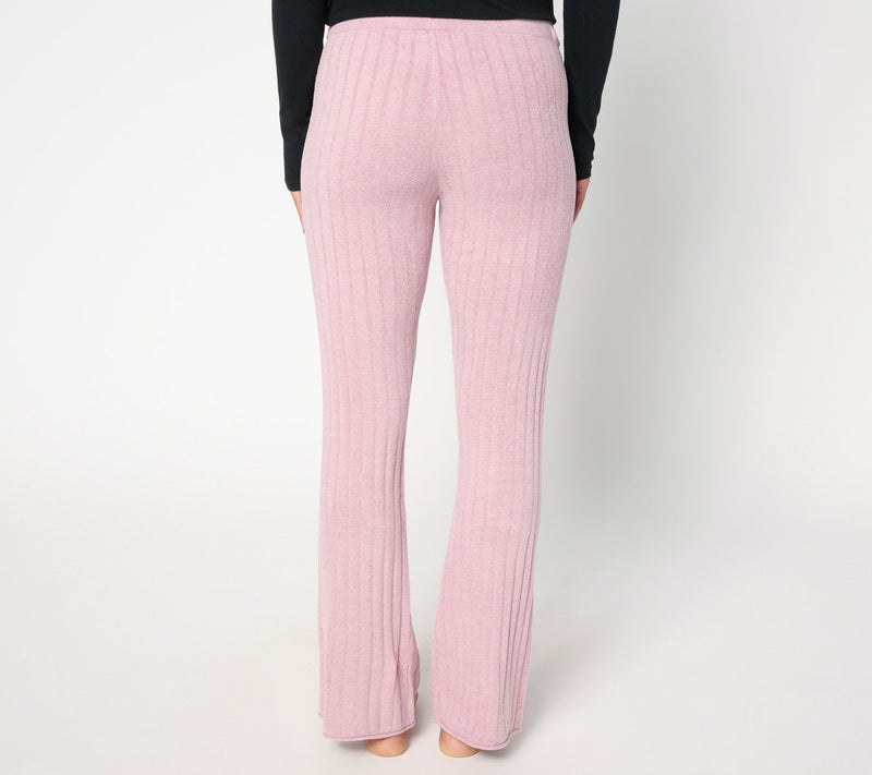 Barefoot Dreams Petite CozyChic Ultra Lite Ribbed Flare Pant — View 3