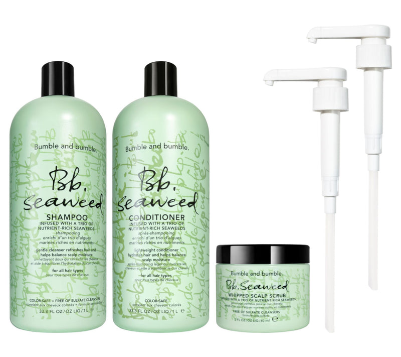 Bumble and bumble Jumbo Seaweed Shampoo, Conditioner+Scrub Set — Main view