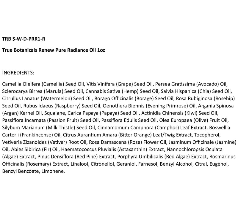 True Botanicals Renew Pure Radiance Oil 1oz — View 6