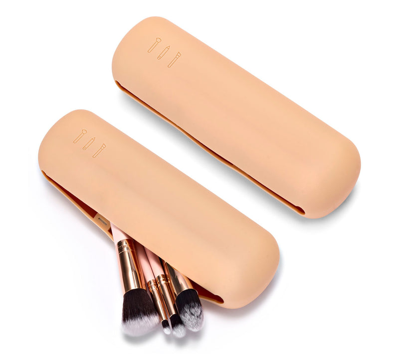 Sorbus Silicone Travel Makeup Brush Holder - 2 Pack — View 3