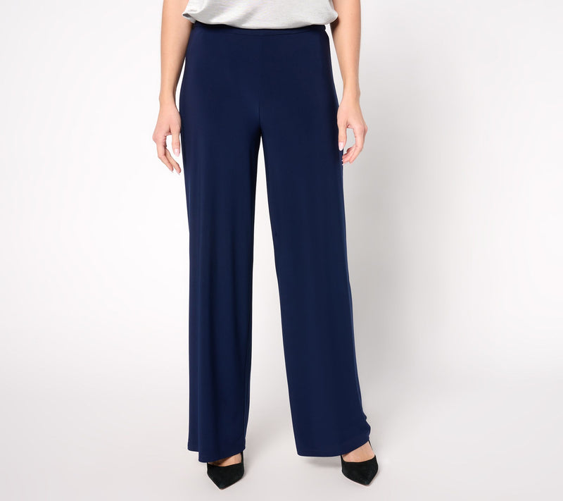Dennis Basso Regular Italia Knit Wide Leg Pants — View 7