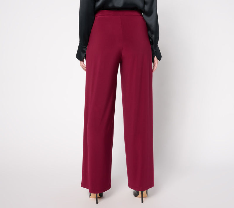 Dennis Basso Regular Italia Knit Wide Leg Pants — View 11
