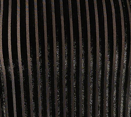 Dennis Basso Striped Stretch Velvet Tunic w/ Bell Sleeves — View 6
