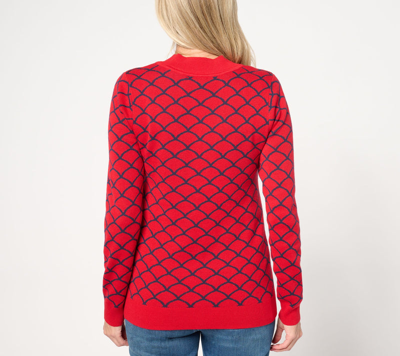 Studio Park x Alberti Popaj Womens Festive Pullover Sweater — View 9