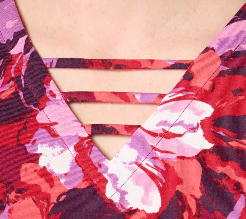 Sport Savvy French Terry Top with Side-Seam Zippers — View 6