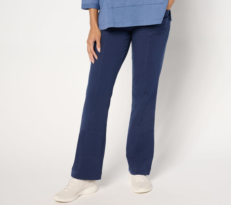 Denim & Co. Regular Duo Stretch Lightly Boot Pant — View 14