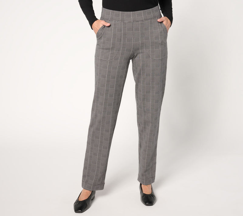 Denim & Co. Regular Any Day Duo Stretch Straight-Leg Pants — View 3