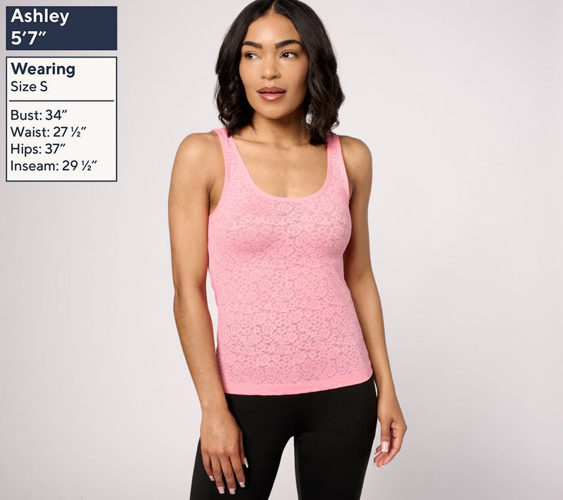Breezies Lace Elegance Smooth Camisole — View 5