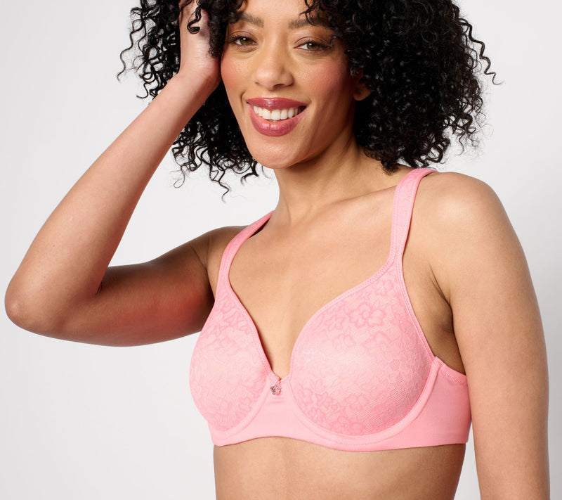 Breezies Lace Elegance Smooth Underwire T-Shirt Bra — Main view