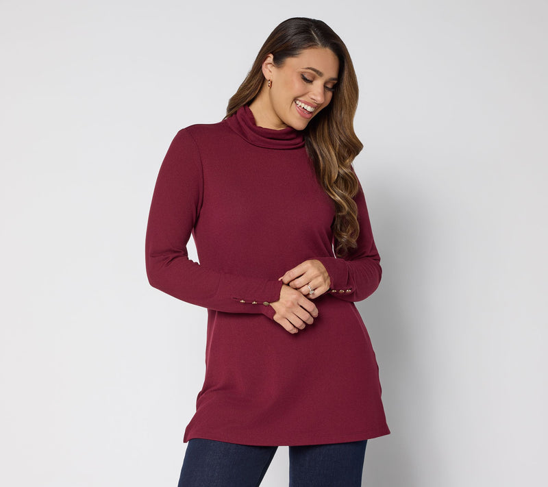 Denim & Co. Essentials Regular Heavenly Jersey Tunic — View 19