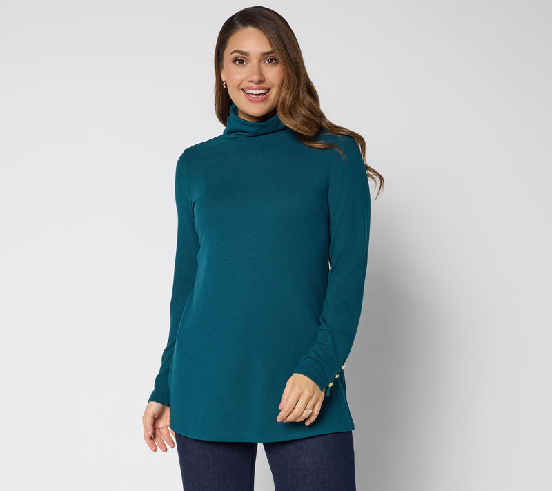 Denim & Co. Essentials Regular Heavenly Jersey Tunic — View 9