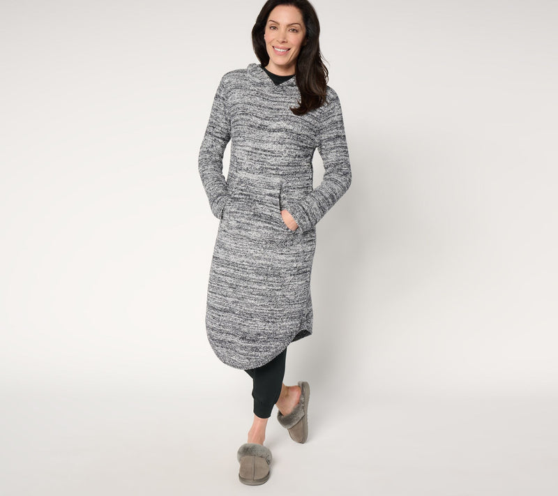 Softies Heather Marshmallow Hooded Lounger — View 11