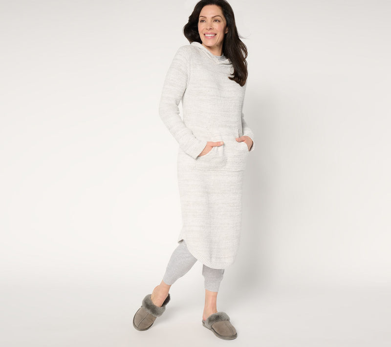 Softies Heather Marshmallow Hooded Lounger — View 12
