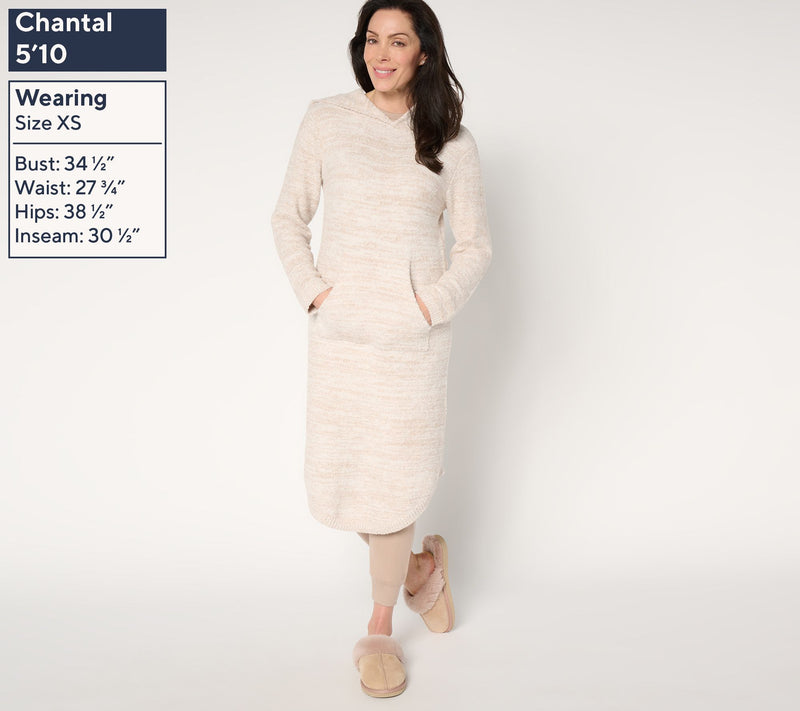 Softies Heather Marshmallow Hooded Lounger — View 2
