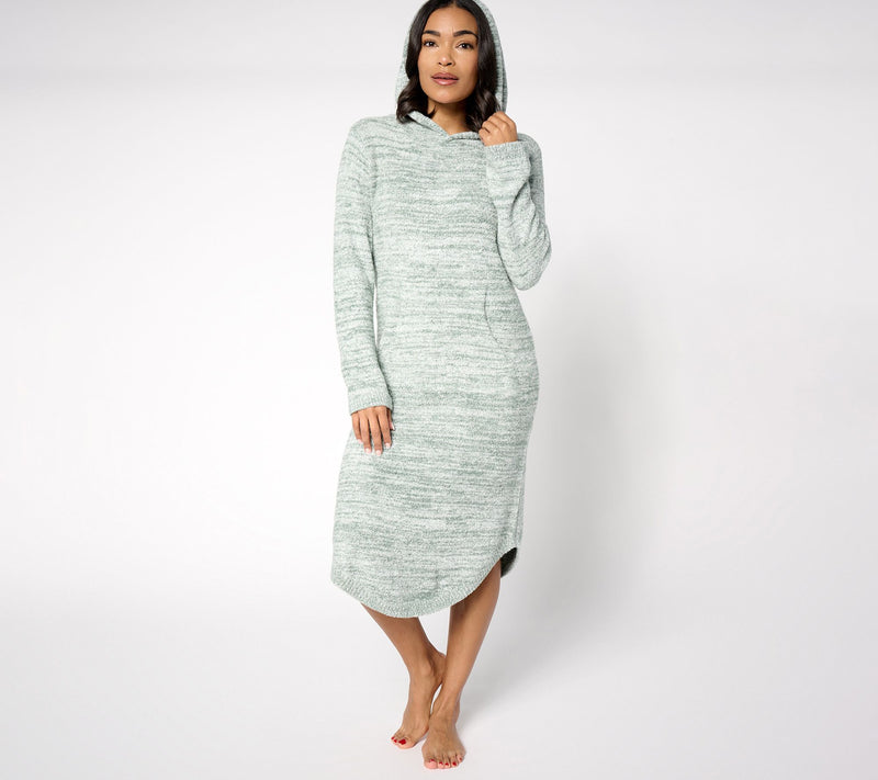 Softies Heather Marshmallow Hooded Lounger — View 13