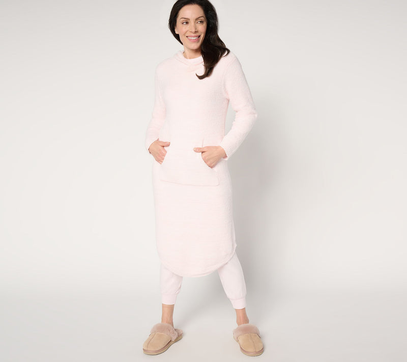 Softies Heather Marshmallow Hooded Lounger — View 14