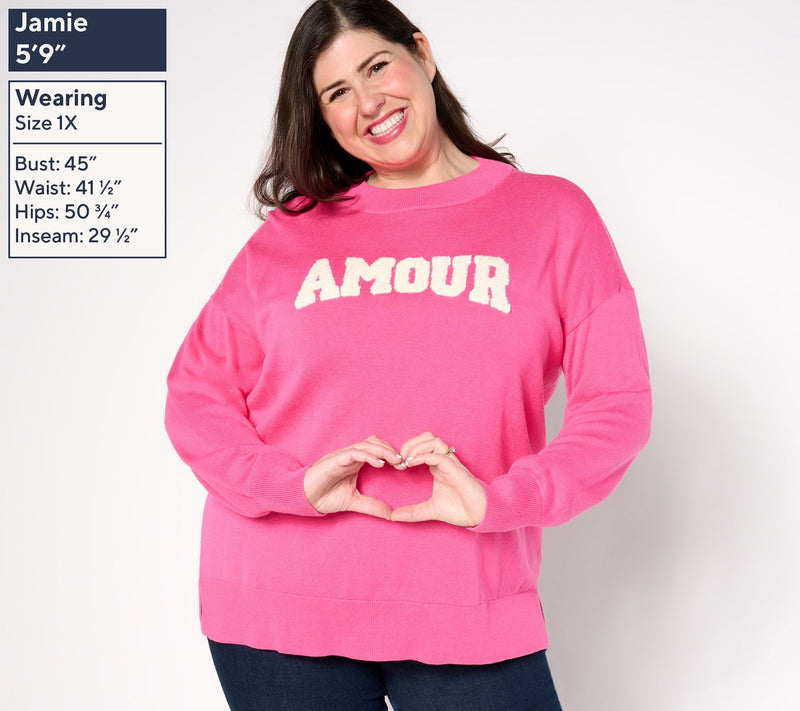 Belle by Kim Gravel Language of Love Amour Sweater — View 12