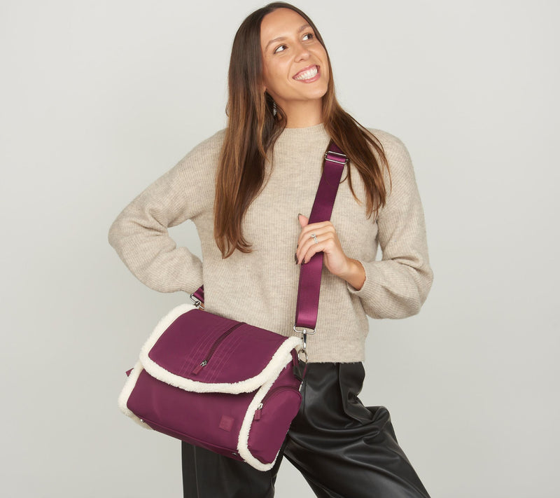 IHKWIP The Sherpa Crossbody Satchel with Two Straps — View 19