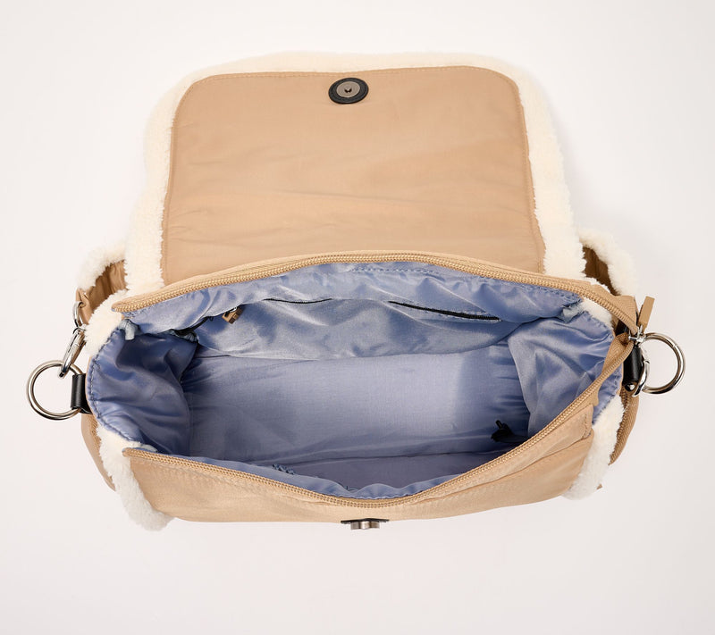 IHKWIP The Sherpa Crossbody Satchel with Two Straps — View 17