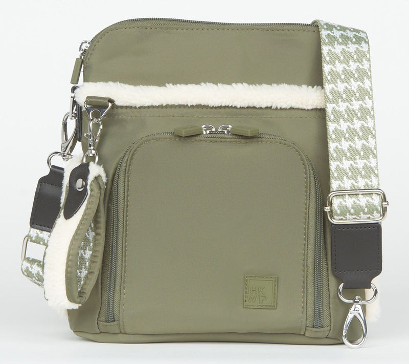 IHKWIP The City Sherpa Crossbody with Houndstooth Strap — View 11