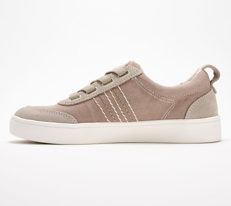 Revitalign Orthotic Canvas with Leather Detail Slip-on Sneakers-Dara — View 15