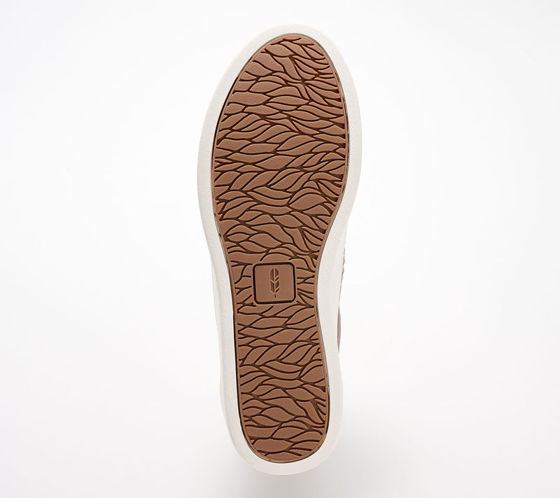 Revitalign Orthotic Canvas with Leather Detail Slip-on Sneakers-Dara — View 17