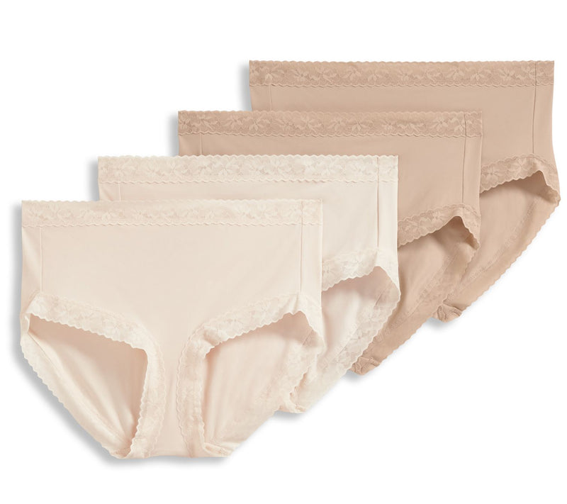 Jockey Micro Stretch Lace Brief Panty Set of 4 — View 7