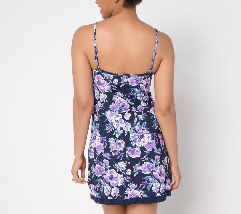 Jockey Micro Soft Stretch Lace Slip — View 3