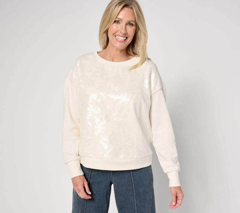 Me by Jennie Garth Eve Embellishment Pullover — View 5