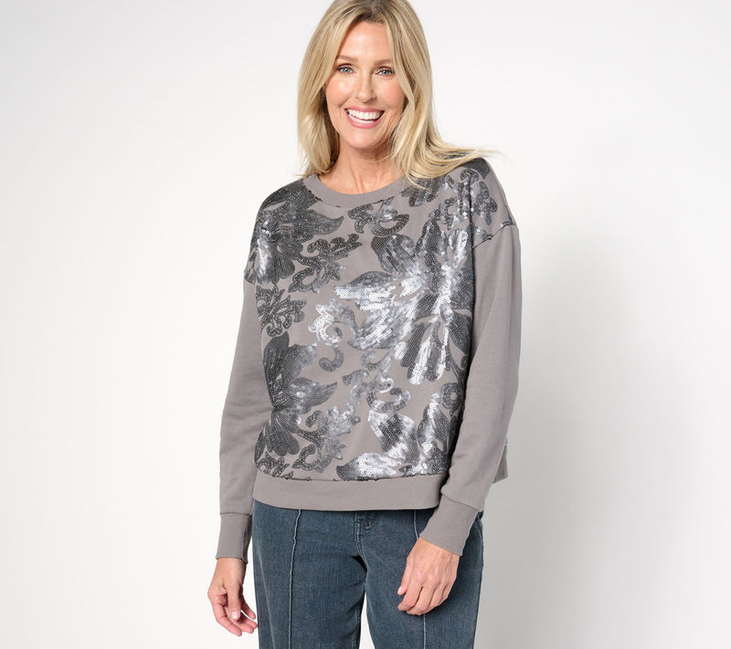 Me by Jennie Garth Eve Embellishment Pullover — View 7