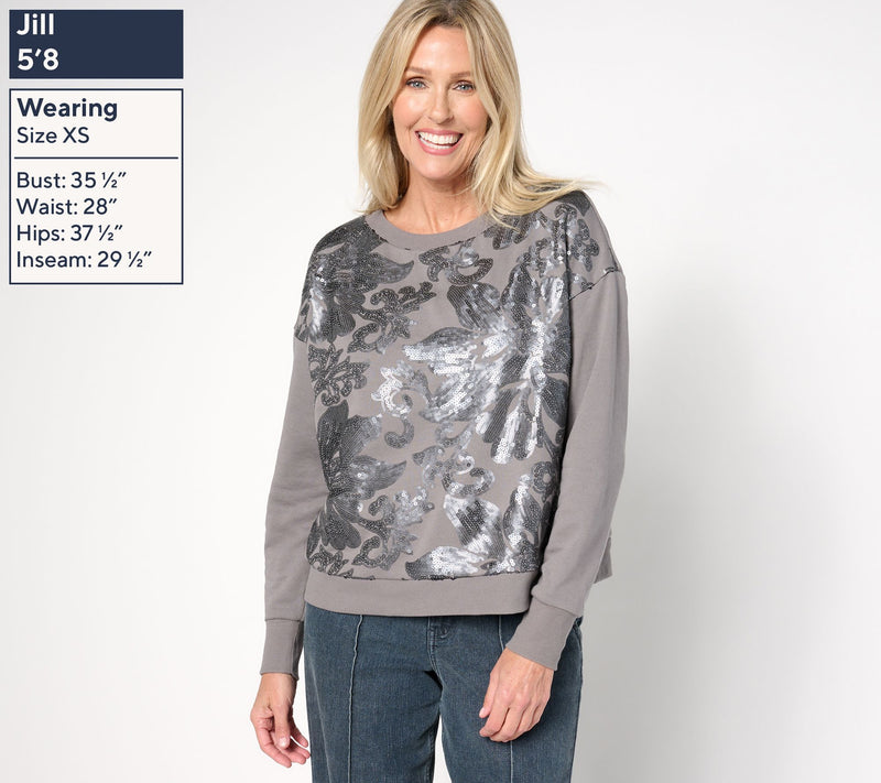 Me by Jennie Garth Eve Embellishment Pullover — View 9