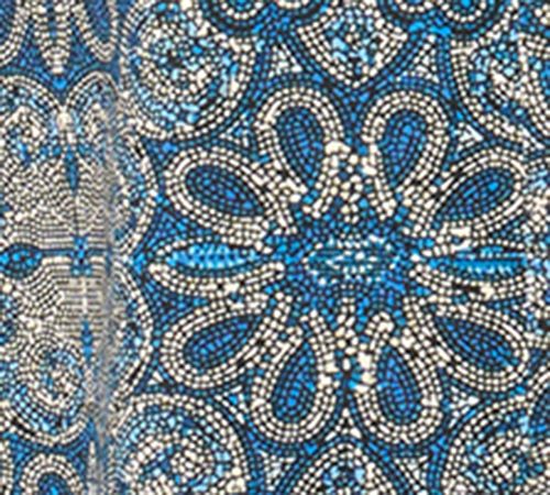 Susan Graver Printed Brushed Liquid Knit A-Line Top — View 11