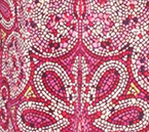 Susan Graver Printed Brushed Liquid Knit A-Line Top — View 12