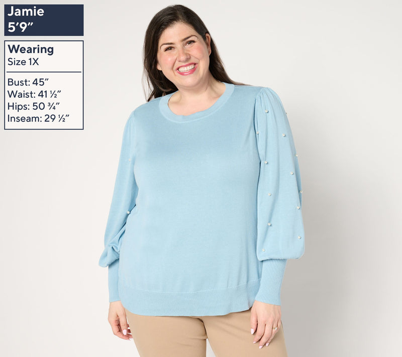 Belle by Kim Gravel Class & Sass Miss Jo Pearl Sweater — View 12