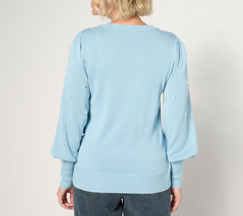 Belle by Kim Gravel Class & Sass Miss Jo Pearl Sweater — View 14