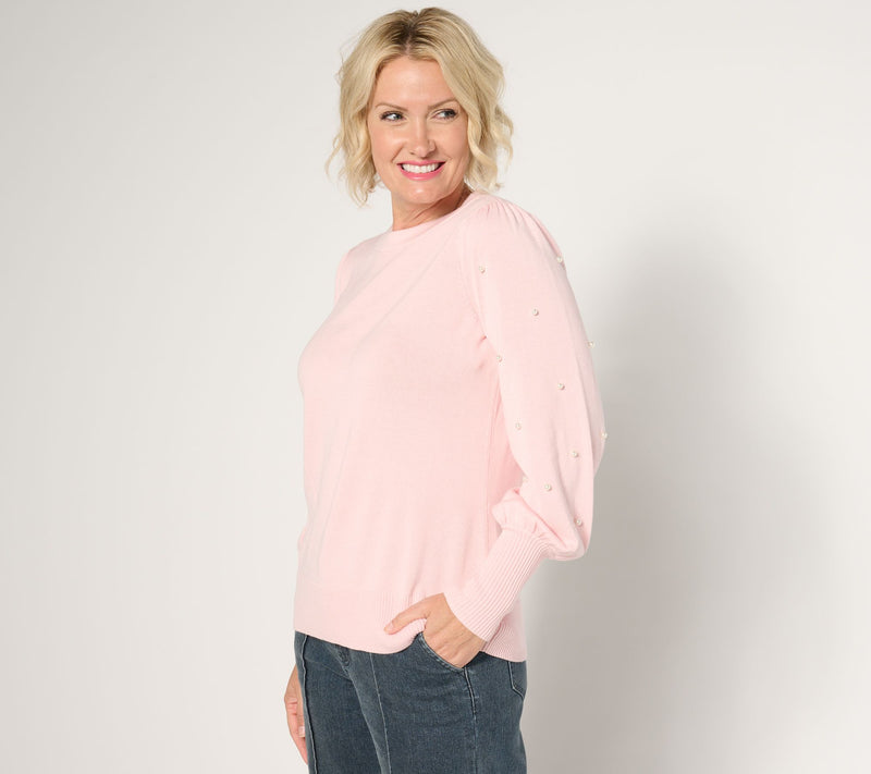 Belle by Kim Gravel Class & Sass Miss Jo Pearl Sweater — View 7