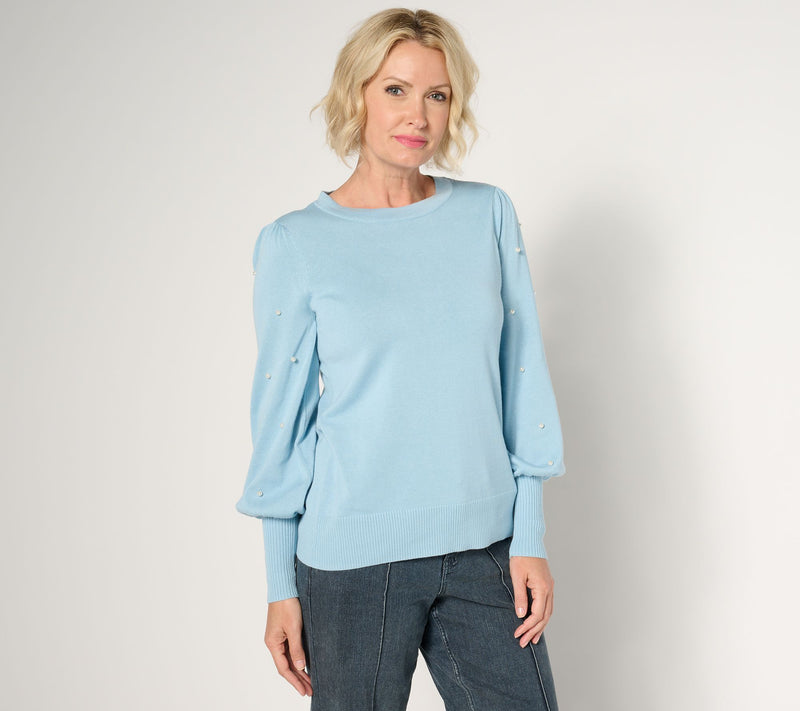 Belle by Kim Gravel Class & Sass Miss Jo Pearl Sweater — View 3