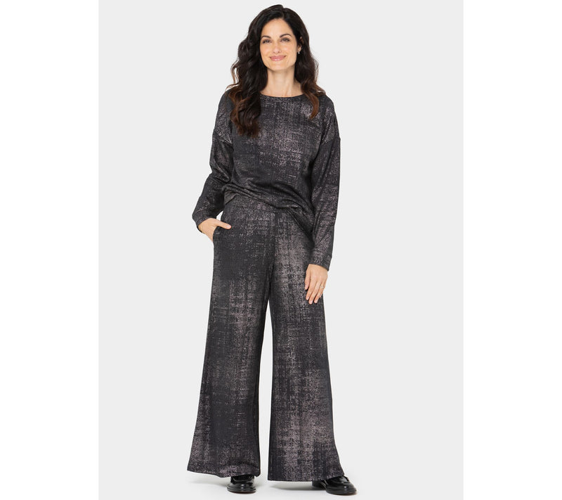 Peace Love World Regular French Terry Pull-On Monica Pant — View 14