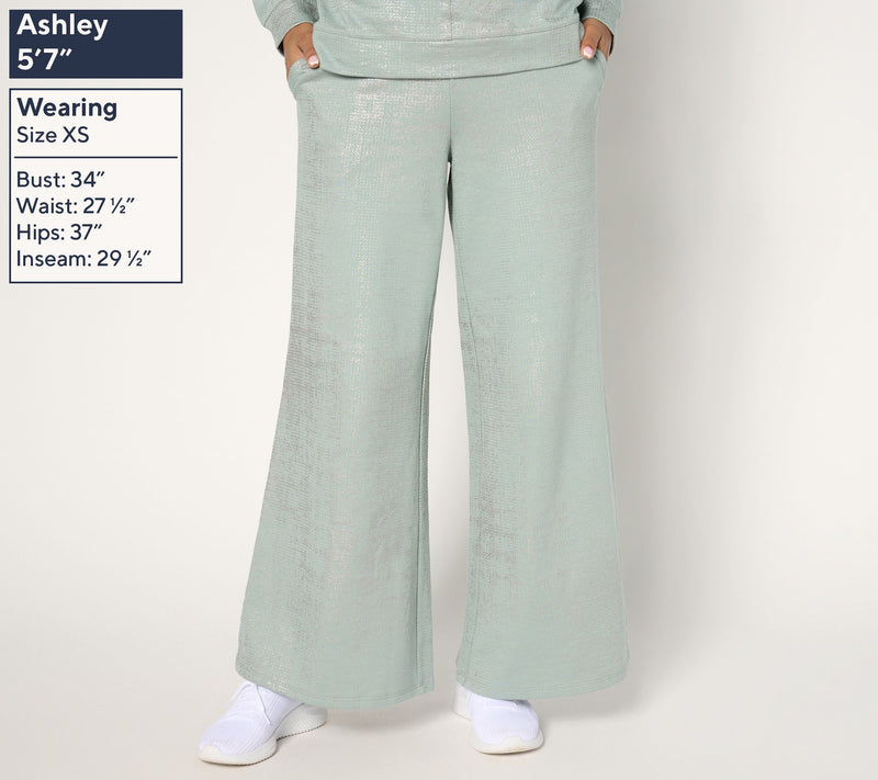 Peace Love World Regular French Terry Pull-On Monica Pant — View 9