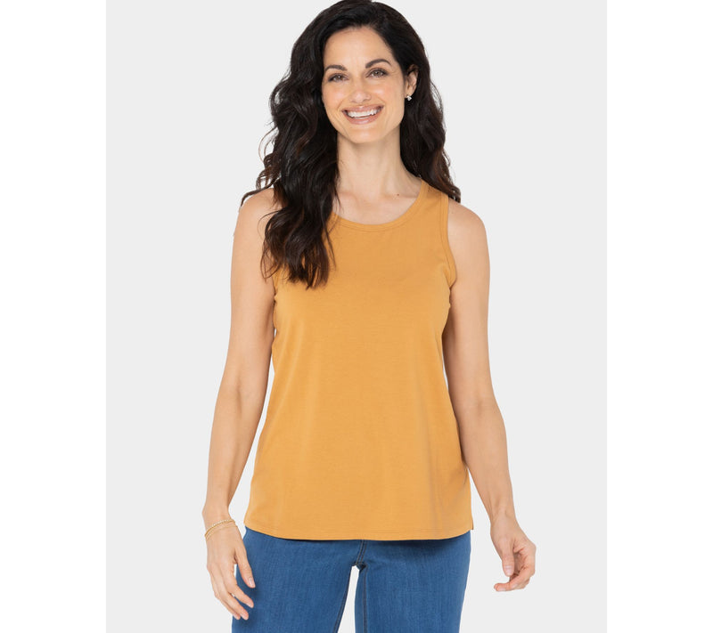 Peace Love World Round Neck Tank Top — View 6
