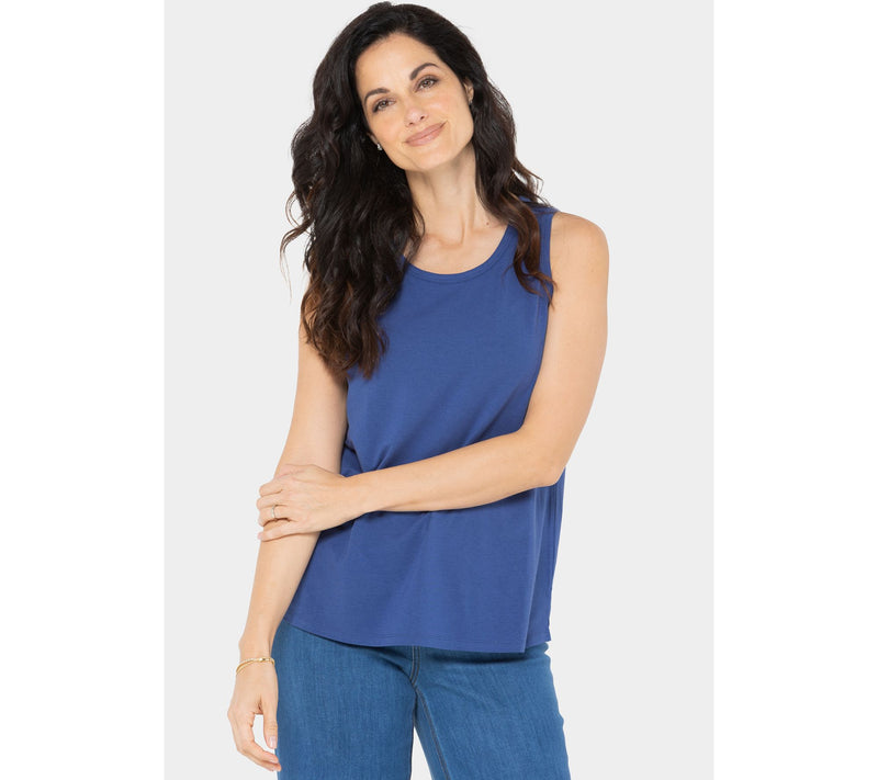 Peace Love World Round Neck Tank Top — View 7