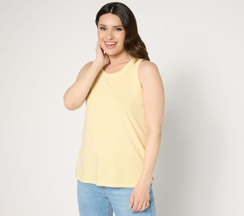 Peace Love World Round Neck Tank Top — View 17